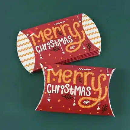 Custom Christmas Pillow Boxes
