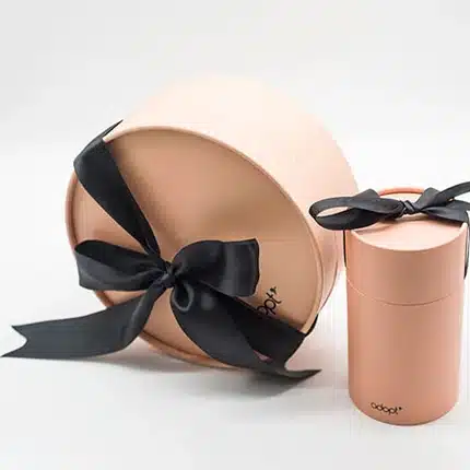 White Round Gift Box With Lid