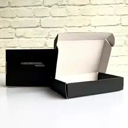 Customized Black Kraft Boxes