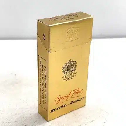 Gold Foil Cigarette Packaging Boxes