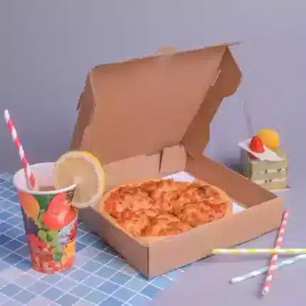 Customized Brown Pizza Boxes