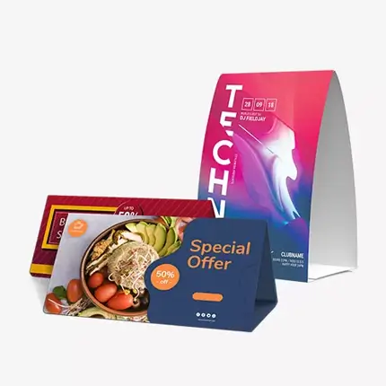 Custom Printed Table Tents - Image 3